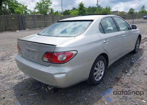 2004 Lexus Es 330 from USA, damaged, VIN JTHBA30G745038756